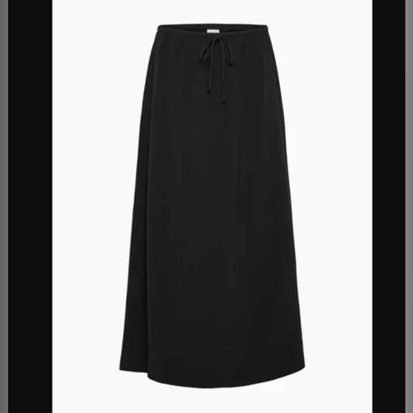 Aritzia Black Maxi Skirt - Picture 1 of 6